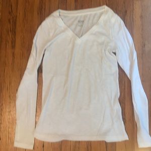 Mossimo white long sleeve shirt